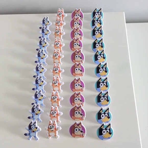 Bluey Cupcake Rings - Picture 3 of 7